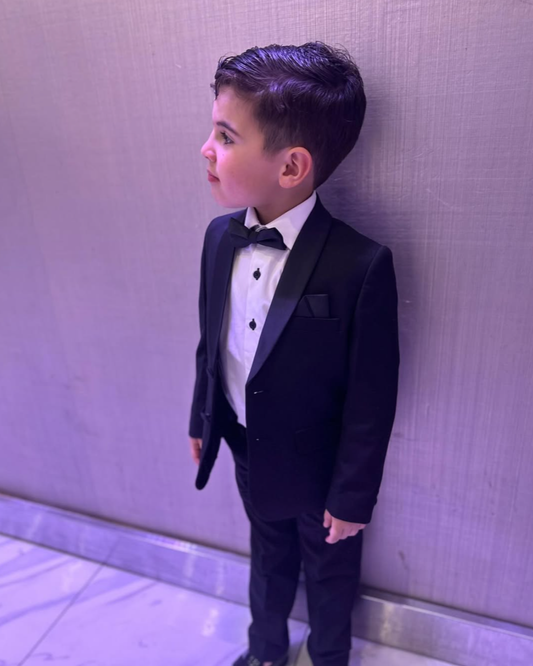 Boys White Long Sleeve Dress Shirt