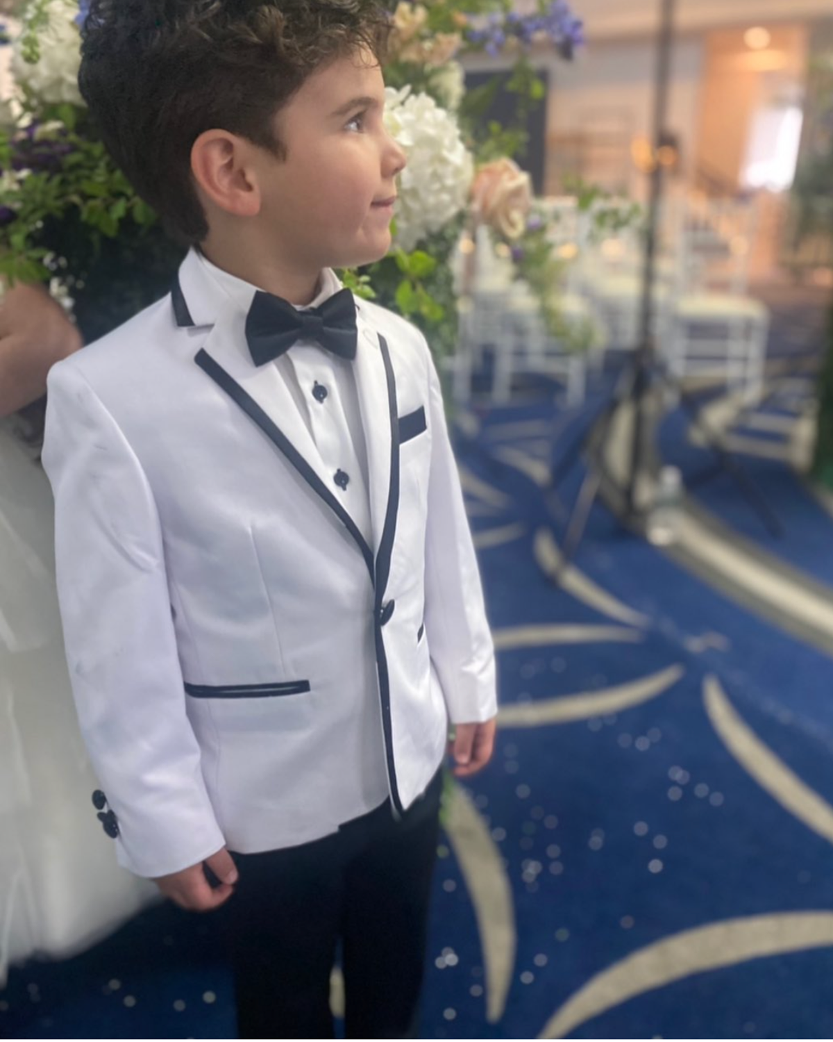 Boys White Long Sleeve Dress Shirt