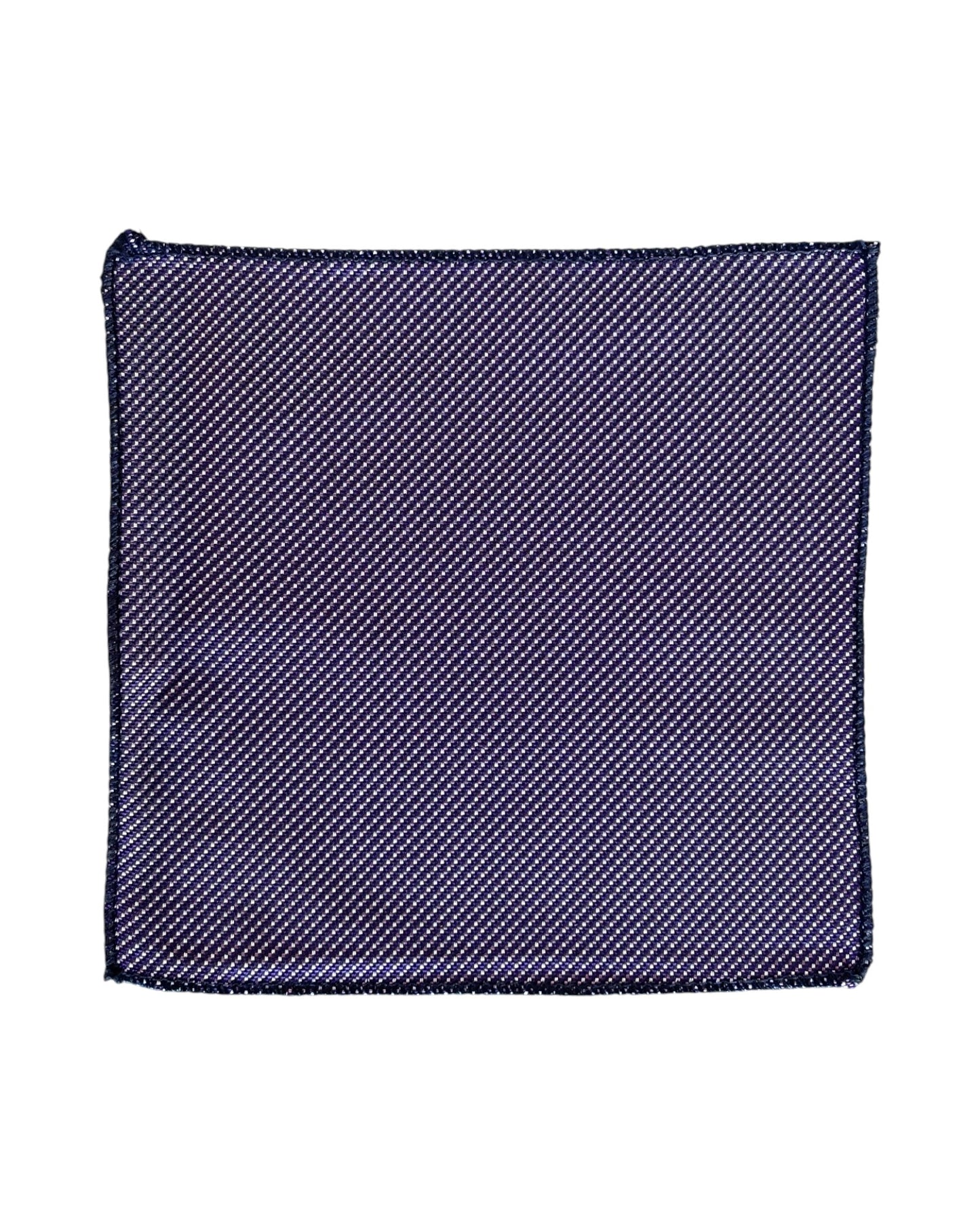 Purple Polka dot pocket square on a white background