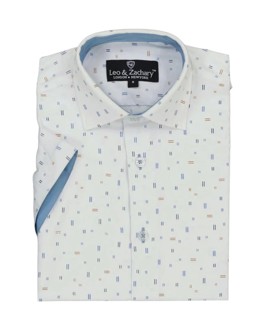 micro dash shirt for kids, folded up neatly