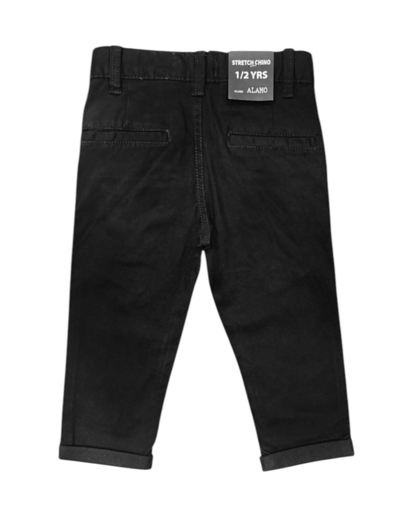 Children's Black Stretch Chinos for Boys