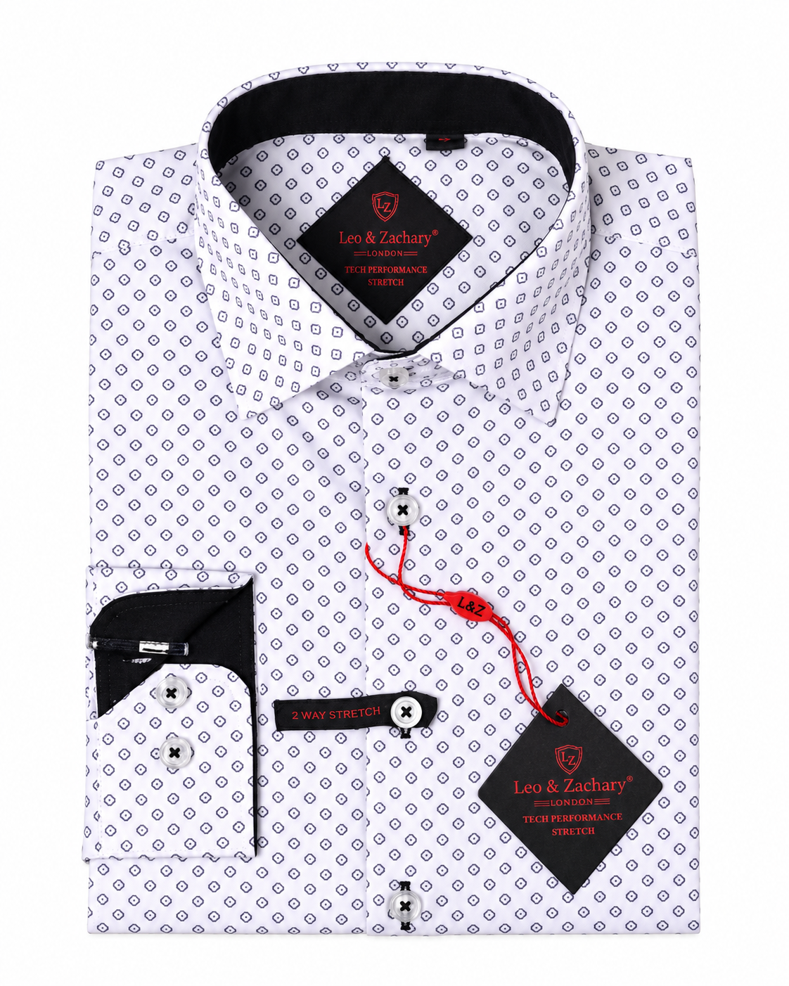 Boys Geometric Print Shirt