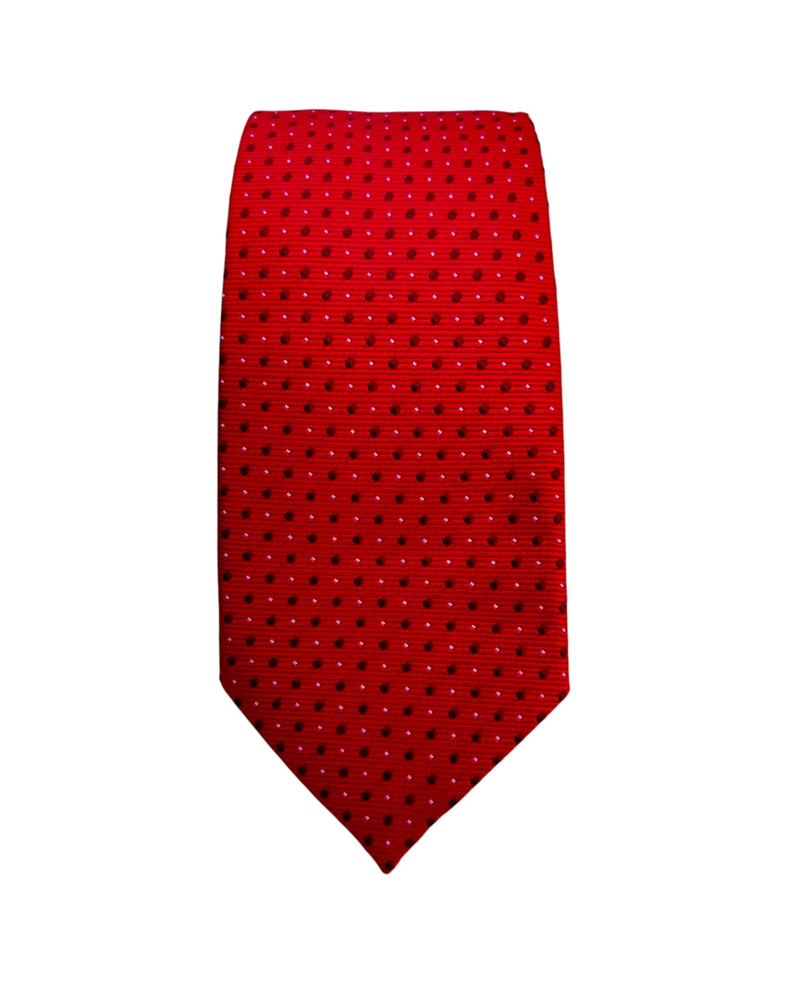 Boys Red Dotted Pattern Tie