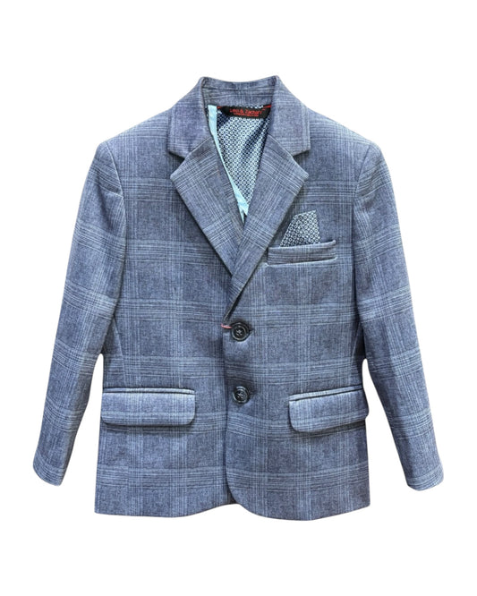 Blue Children's Check Blazer