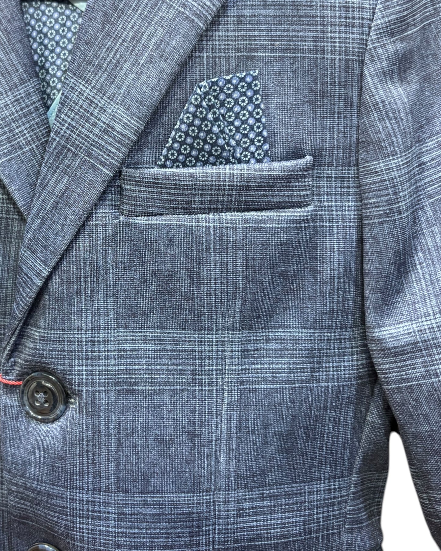 Blue Children's Check Blazer
