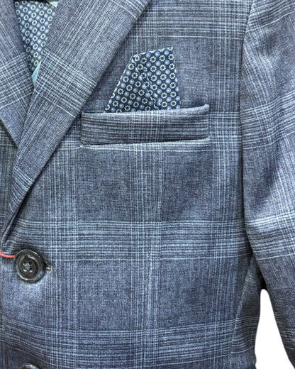 Blue Children's Check Blazer