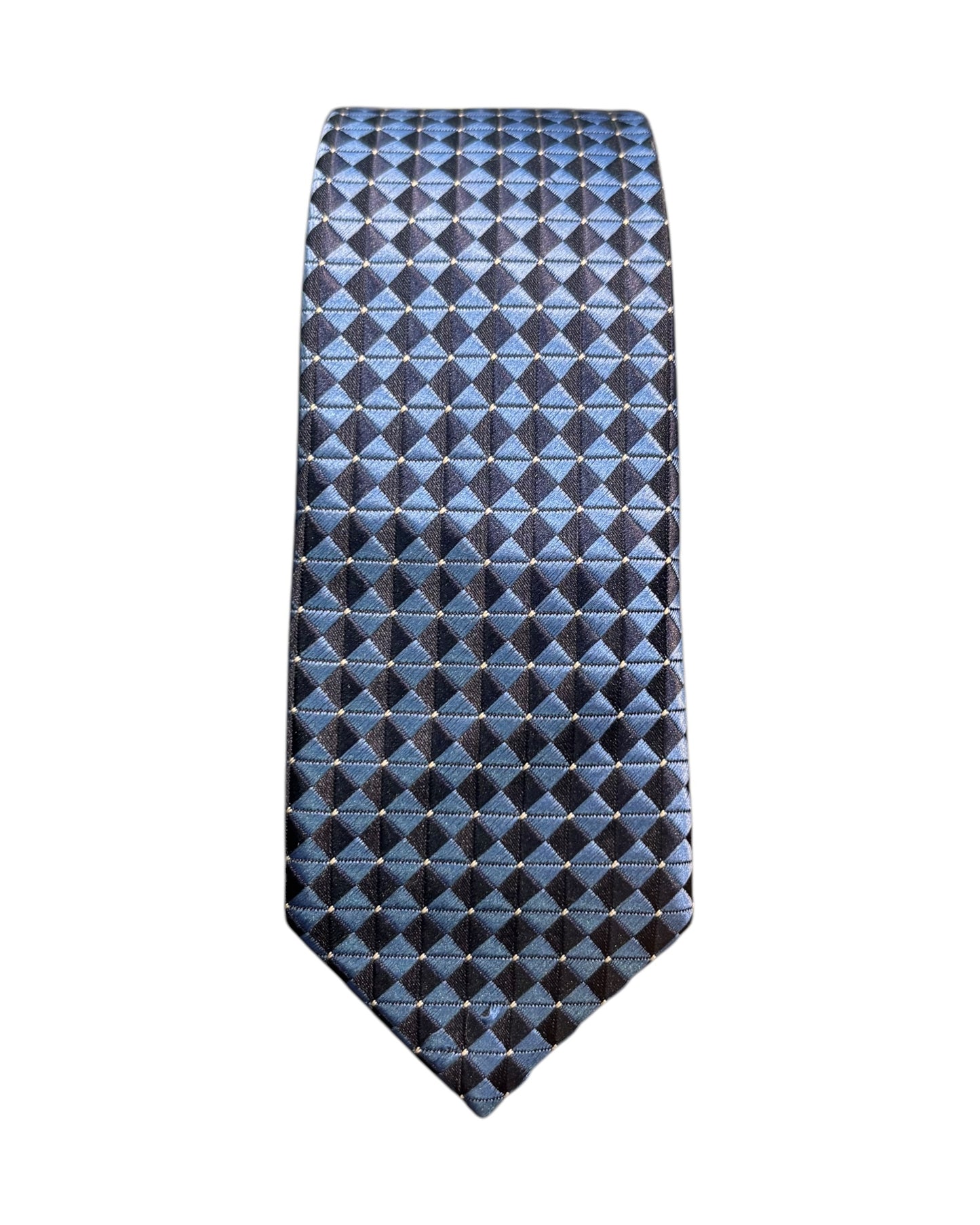 Blue Diamond Pattern Children's Tie