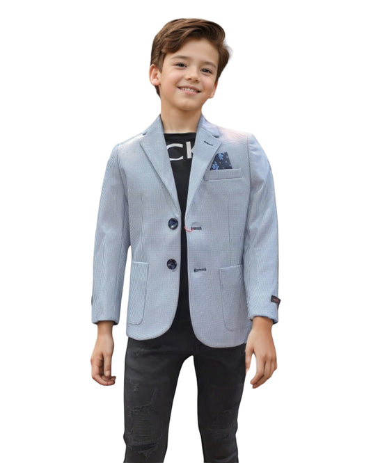 Sky Blue Kids Blazer