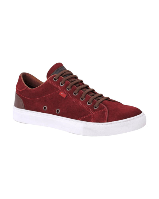 Mens Maroon Casual Shoe