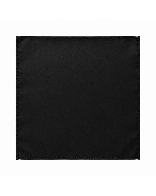 Boys black pocket square