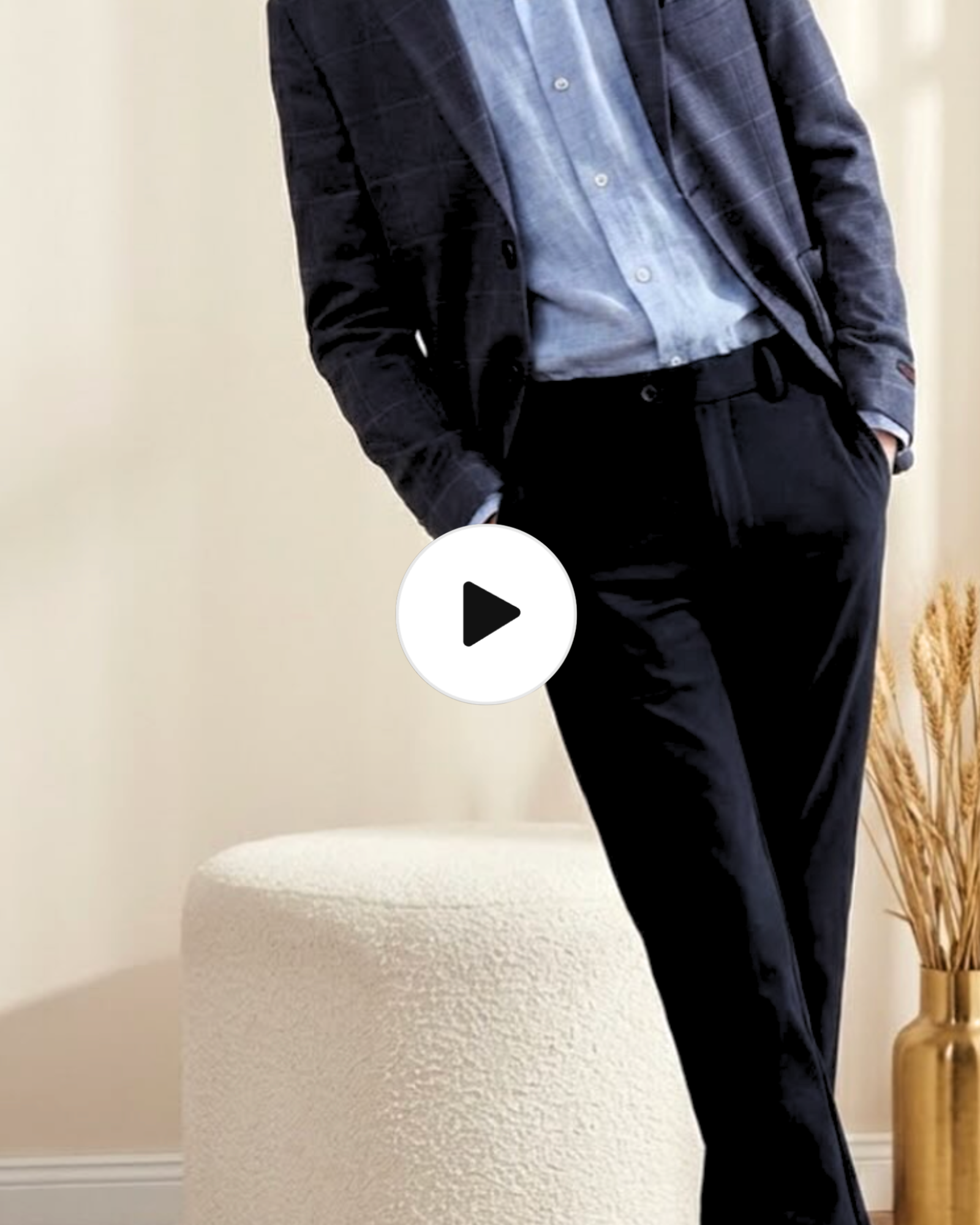 Video of boys stretch dress pants